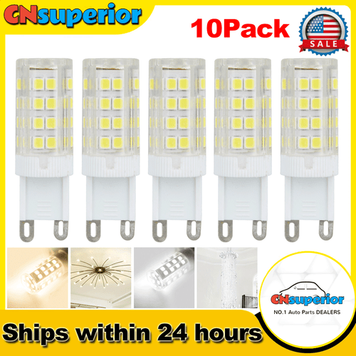 10Pack G9 7W LED Corn Bulb Lamp 6000K 2835 51-SMD Daylight Home Decor Light NEW! - Picture 1 of 20