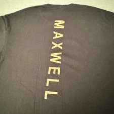 Maxwell Spell Out Big Face T Shirt Size XL Neo Soul R&B