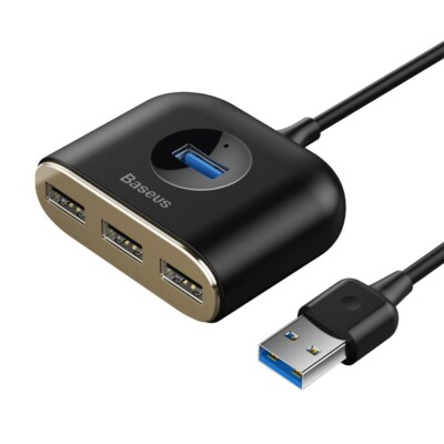 4 Fach HUB 3.0  USB Adapter Dongle Kabel for Laptops PC Computer Notebook