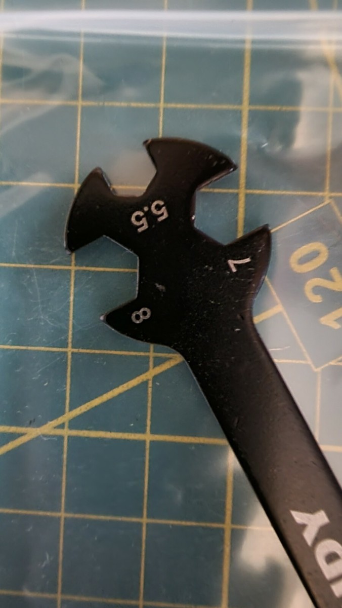 RC Car Multi-Function Tool - 6 In 1 Special Wrench 3/4/5/5.5/7