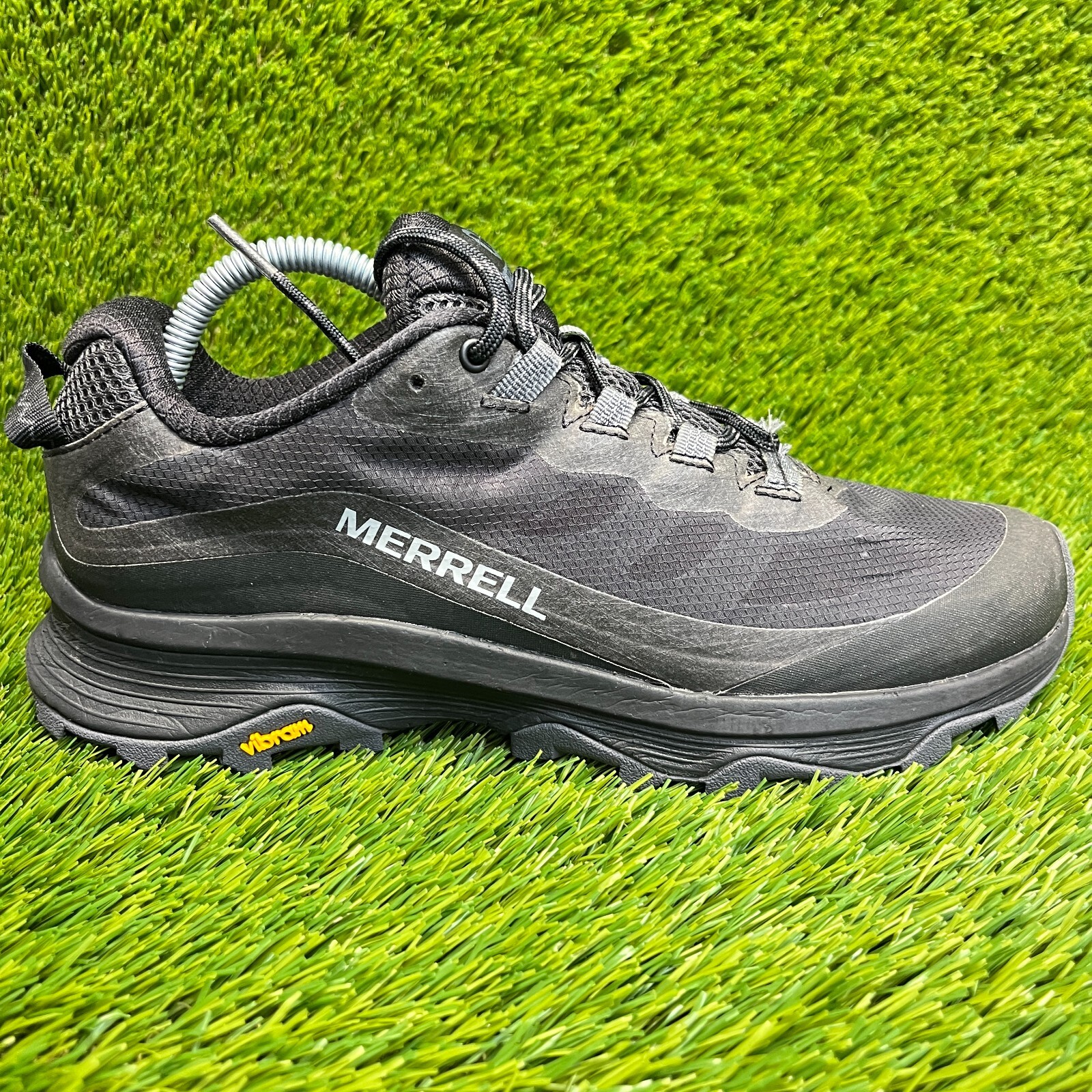 Scarpe da ginnastica Merrell Moab Speed da uomo taglia 8 5 nere grigie trail running escursionismo