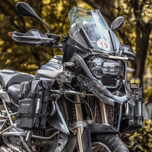 Motorcycle Bumpers Bag Waterproof 5L Motorcycle Side Frame Bag Motorcycle E3H3 - Bild 9 von 11