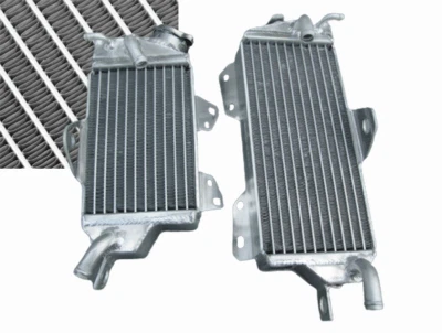 pour Kawasaki KX125 KX 125 2-stroke 1990-1991 90 91 Aluminium Radiateur - Photo 1/4