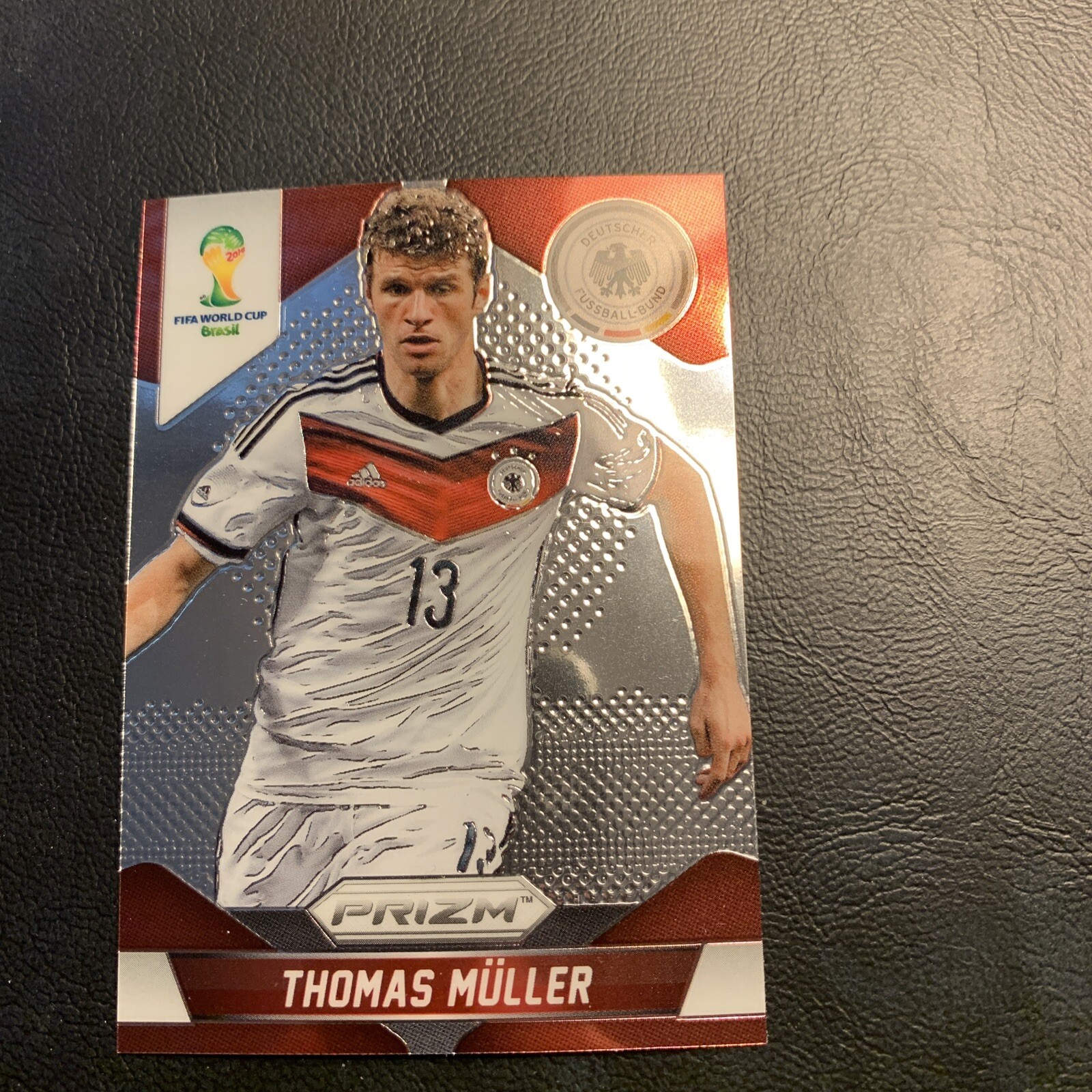 CB44d  #93 Thomas Muller Germany 2014 Prizm FIFA World Cup￼