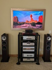 Bowers & Wilkins 703 S3 Tower Speakers New Ob Used 10 Hours Mocha Mahogany