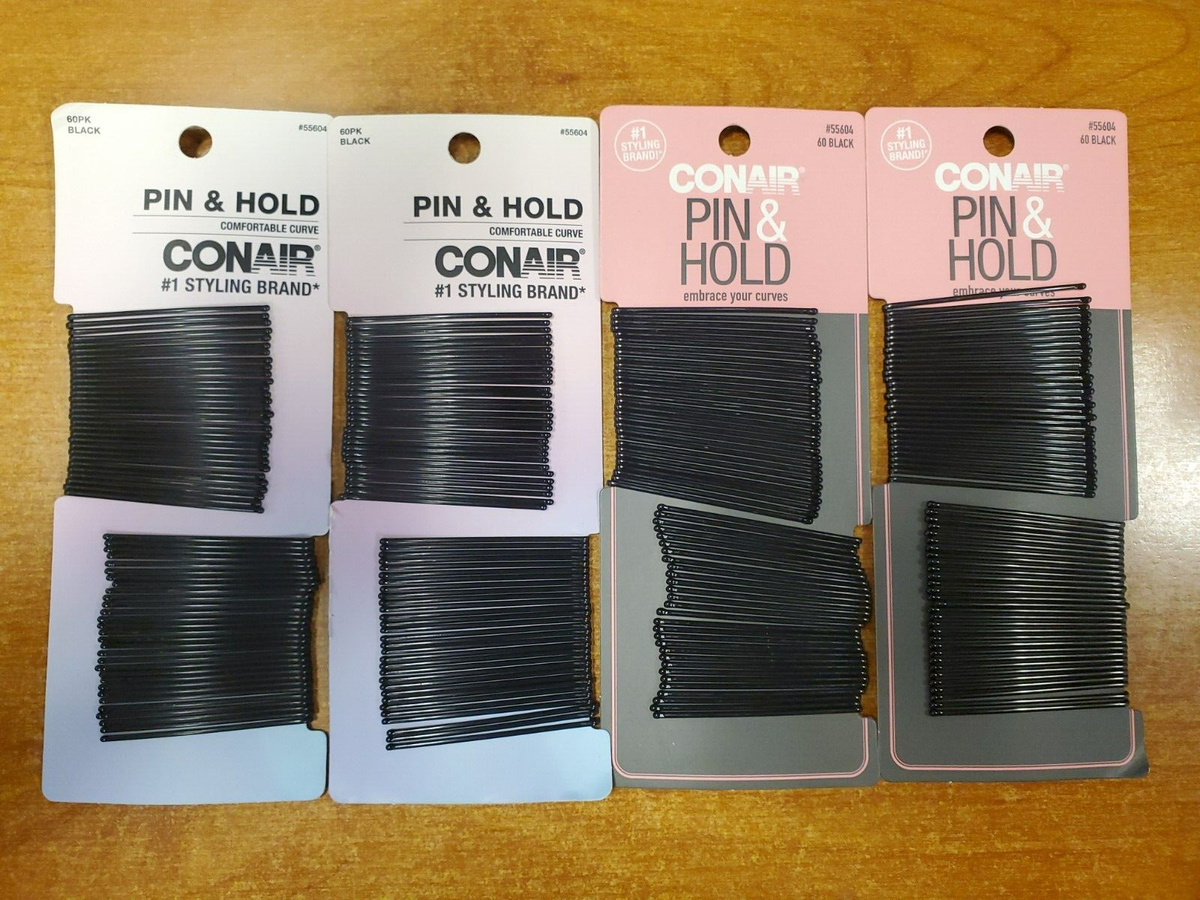 Conair Style & Clip Bobby Pins, Black, 12 Count | eBay Conair Bobby Pins In Tub, Black, 500 Count