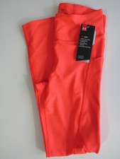 Womens Under Armour HeatGear Jacquard Ankle Crop Leggings 1351709-628 Nwt