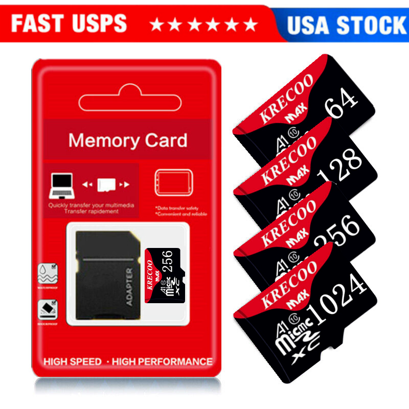 Micro SDXC Card 128/256GB 1TB Ultra Class 10 SDXC SDHC Memory Card