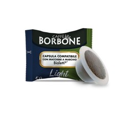 50 CAPSULE CIALDE CAFFÈ BORBONE COMPATIBILI MACCHINE BIALETTI MISCELA LIGHT
