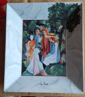 Großer GOEBEL Porzellan,ARTIS Orbis, August Macke, Vier Mädchen  Zertifikat