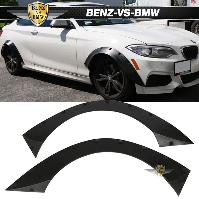 Fits 14-21 BMW F22 2 Series RB Style Rear Wide Body Fender Flares - PU ...