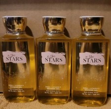lot of 3 BATH  BODY WORKS IN THE STARS SHOWER GEL 10 oz each