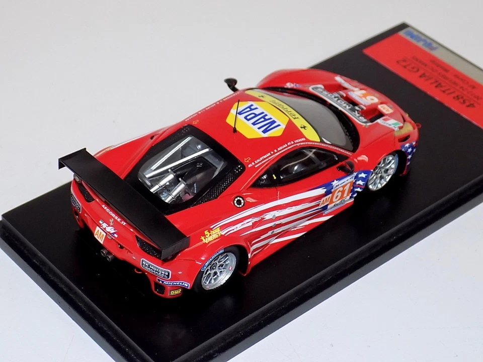 1/43 TSM Fujimi Ferrari F458 Italia GT2 Le Mans 2012 AF Corse - Waltrip #61 Foto 3 de 4