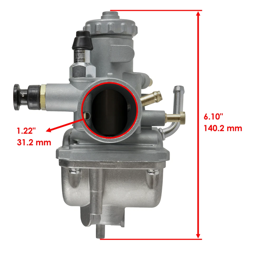 Caltric Carburetor For Suzuki LT-4WD LT 4WD Quadrunner 4WD 1987-1989 — 第 3/4 张图片