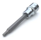 5mm US PRO hex allen socket driver 1/2" dr. drive 100mm 4" long trade quality H5