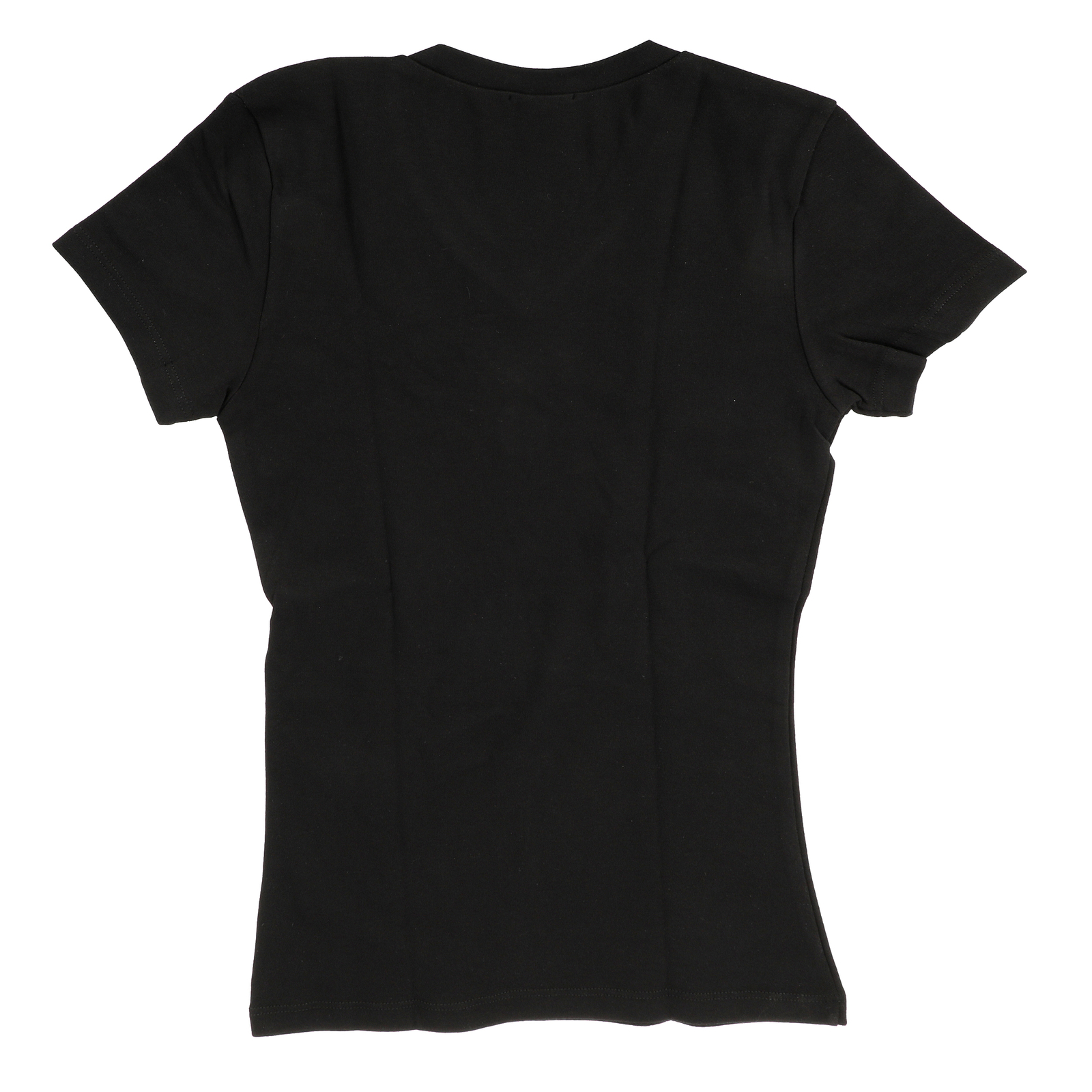 Camiseta de mujer negra Jaguar con escote en V (Tamaño Pequeño)