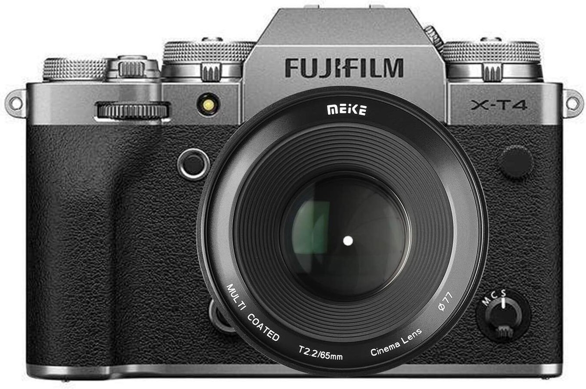 MEKE 65mm T2.2 4K Mini Cine Lens Compatible with Fujifilm X