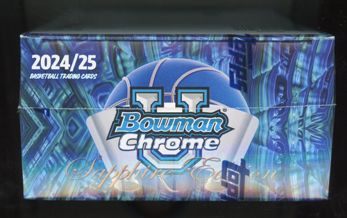 2024-25 Bowman Chrome Sapphire U University Basketball Hobby Box Sealed NEW - Picture 3 of 6