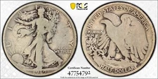 1919 Walking Liberty 90% Silver Half Dollar. PCGS Gold G06. SL0117