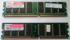 2 moduli Vdata  512Mb RAM DDR-400