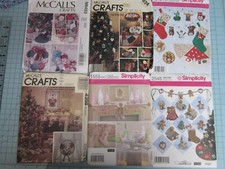 6 New Vintage Christmas Decorations Patterns - Uncut - Simplicity McCall's