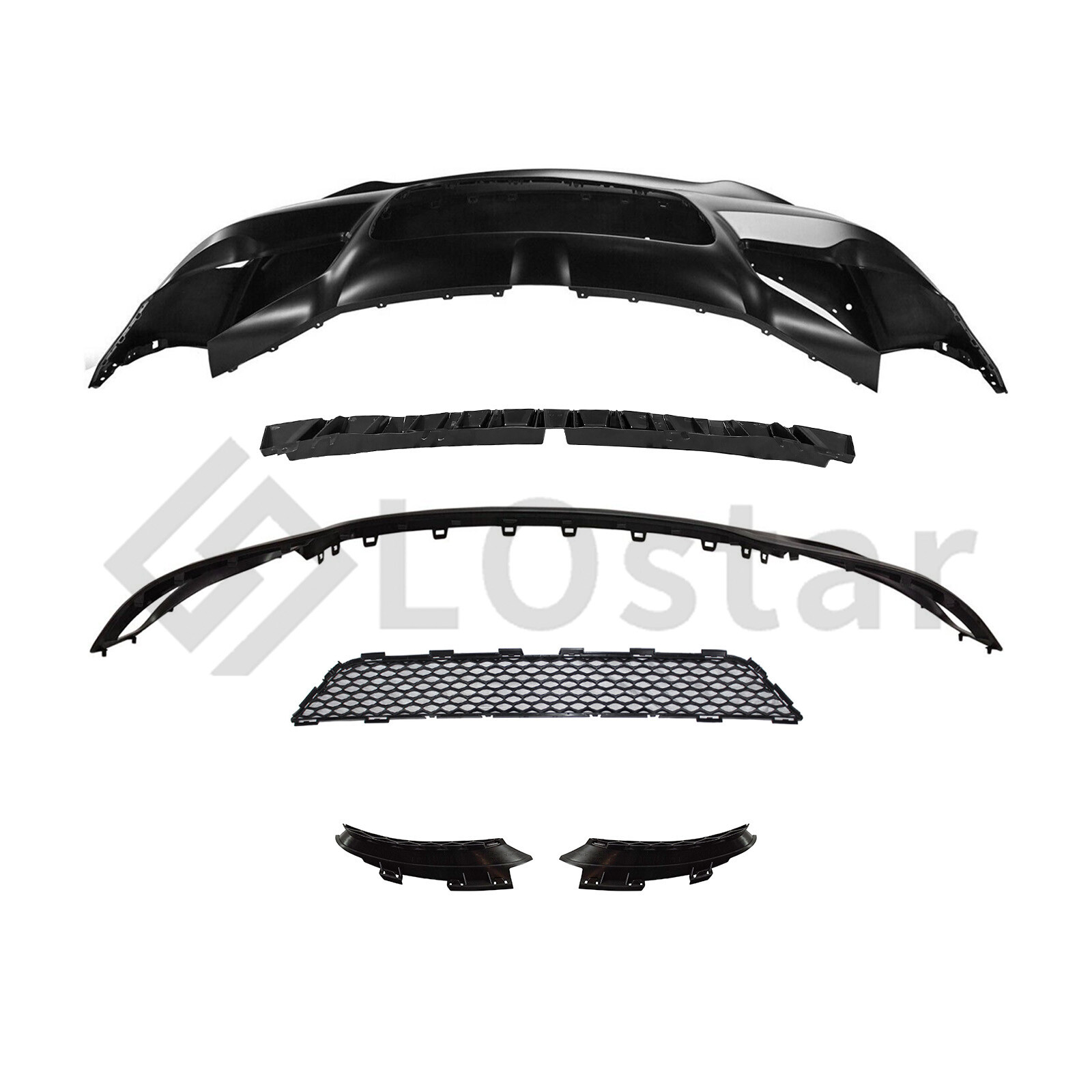 Complete Bumper Set For 2015-2023 Chrysler 300 SRT Style No Parking ...