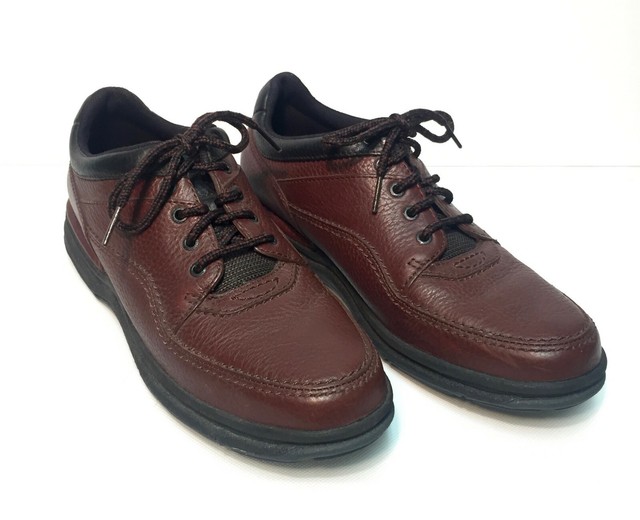 Women's New Rockport World Tour Brown Sneaker Classic Size 10 W Size 8.