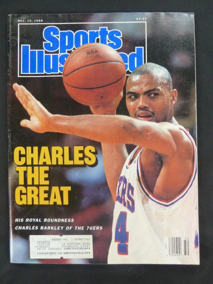 Sports Illustrated Magazine December 12 1988 Charles Barkley Philadelphia 76ers - Image 1 of 1