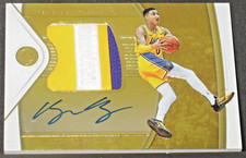 Kyle Kuzma 2018-19 Panini Opulence Precious Swatch Signatures Gold (7/18) Lakers
