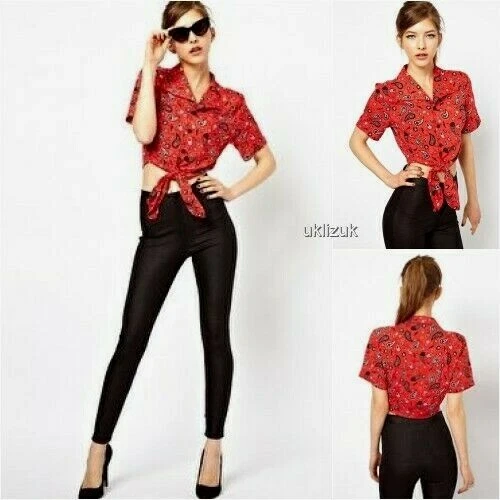 Fred perry paisley shirt top