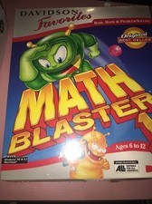 DAVIDSON MATH BLASTER 1 CD-ROM WINDOWS 95 3.1 MAC BRAND NEW IN BOX