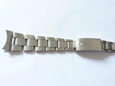 Original Rolex 7835 Bracelet band Steel Oyster 357 Endlinks 19MM