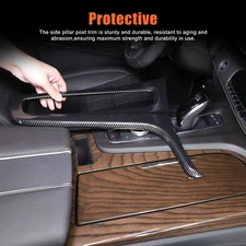 ABS Carbon For Cadillac Escalade 2021-2023 Car Center Control Gear Panel Trim