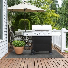 Grillschutzmatte Schutzmatte Designbodenbelag Läufer Outdoor Bodenbelag gewebt