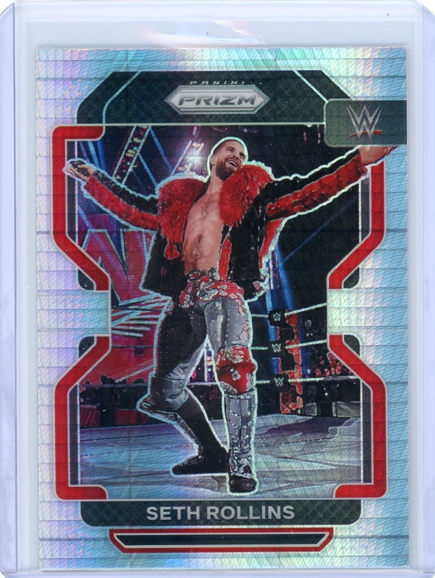 2022 PANINI PRIZM WWE SETH ROLLINS HYPER PRIZM # 111