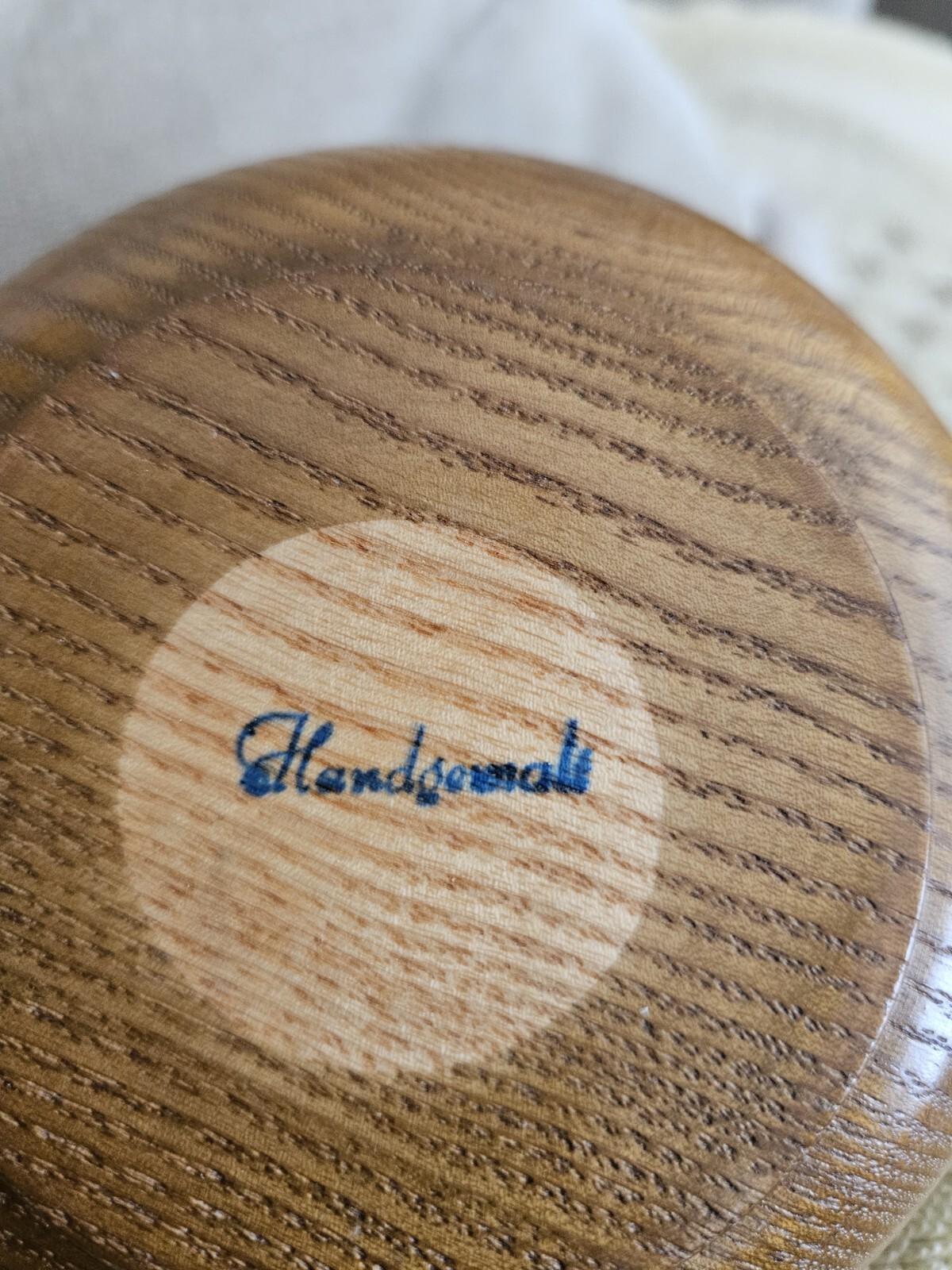 как выглядит Vintage Handcrafted Carved Wooden Bowl 4.50" With Lid. Design Inside And Out фото