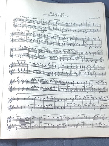 Antiguos duetos de concierto de 1899 para piano Theodore Presser Co. - Imagen 8 de 9