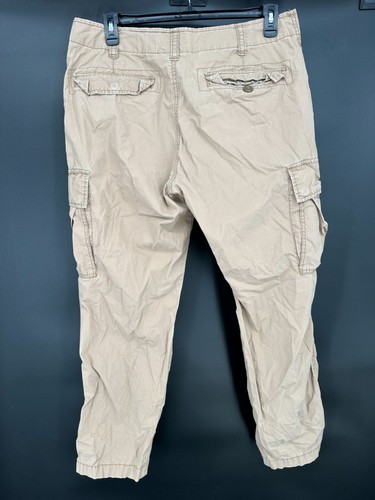 VTG Polo Ralph Lauren Men's Military Paratrooper Cargo Pants Size 36 x 32 Lightw - Picture 4 of 8