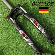 BUCKLOS MTB Fahrrad 26/27,5/29" Federgabel Ölfeder Gabel Scheibenbremse QR 1-1/8