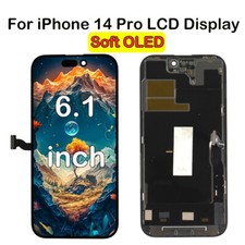 New Soft OLED For iPhone 14 Pro LCD Display Touch Screen Replacement Digitizer