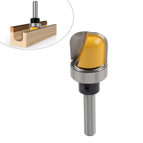 6mm 1/4" 8mm Shank Wood Router Bit Bowl & Tray Round Nose Cove Core Box Cutter - Picture 30 of 36