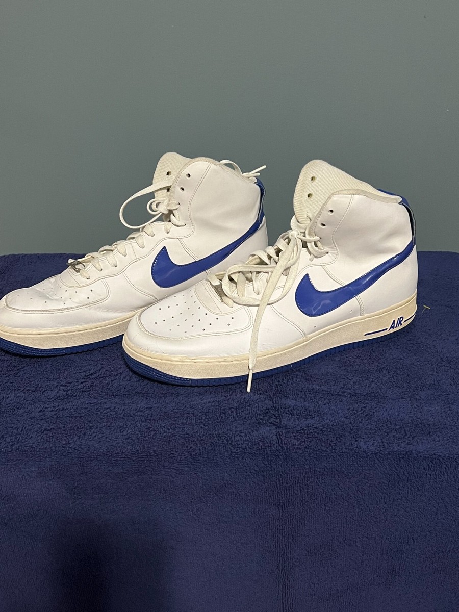 Hyper Blue Air Force High Blue Black White Nike Air Force High '07