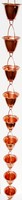 Stanwood Rain Chain Large Cup/bell Extension Copper Rain Chain 4-feet on sale Stanwood Rain Chain Large Cup/bell Extension Copper Rain Chain 4-feet on sale