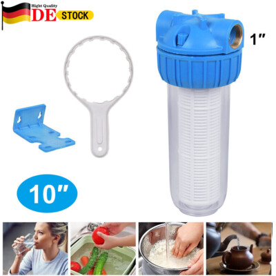 10'' Wasserfilter Vorfilter System Hauswasser Zisterne Brunnen Pumpe 5000 l/h DE