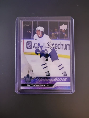 2023-24 Upper Deck Series 1 - Matthew Knies Young Guns #222 Maple Leafs (RC)
