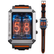New Smart Watch IN-16 Nixie Tube Watch Counts Time & Seconds Wireless Charging
