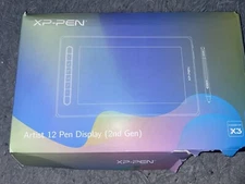Xp-pen Artist 12 2nd Graphics Drawing Tablet Full Lamination Green Used