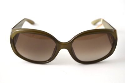 FENDI Authentic Olive Green Brown FS5255 318 57-17-130 Sunglasses