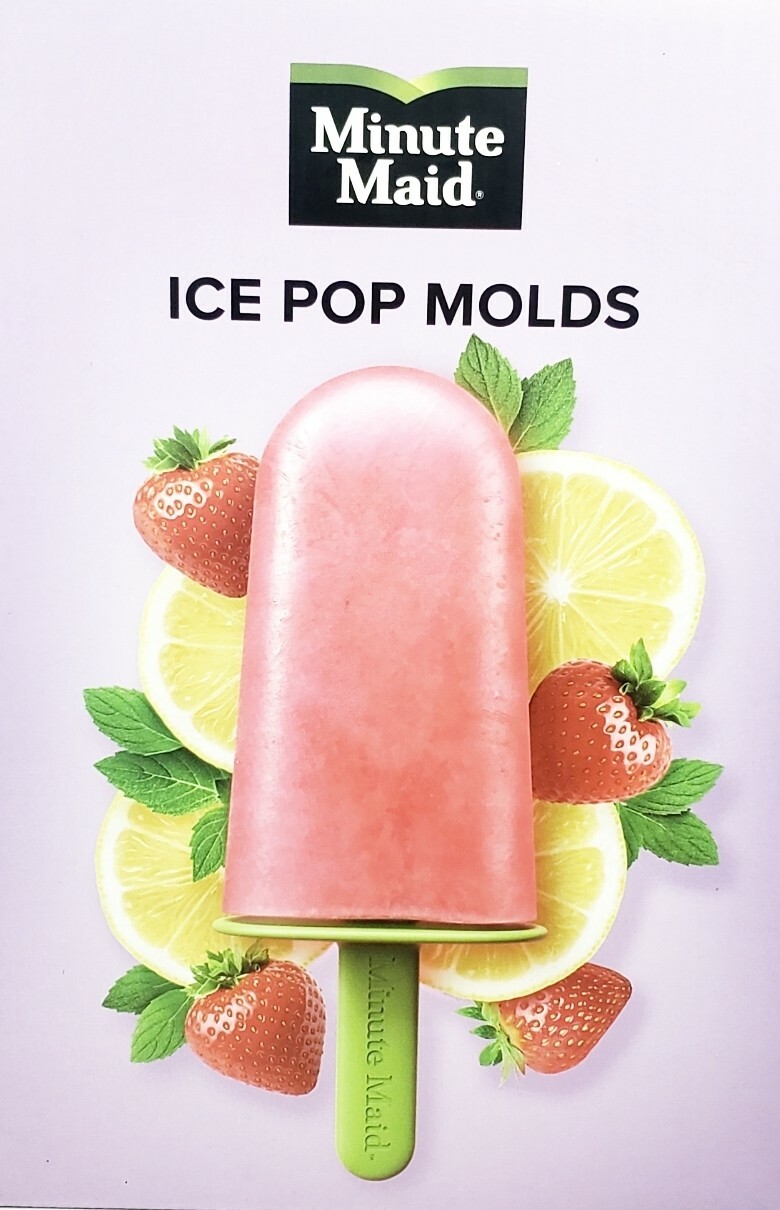 Minute Maid Ice Pop Molds Tray 6 Make With Purple Gree Pops New color