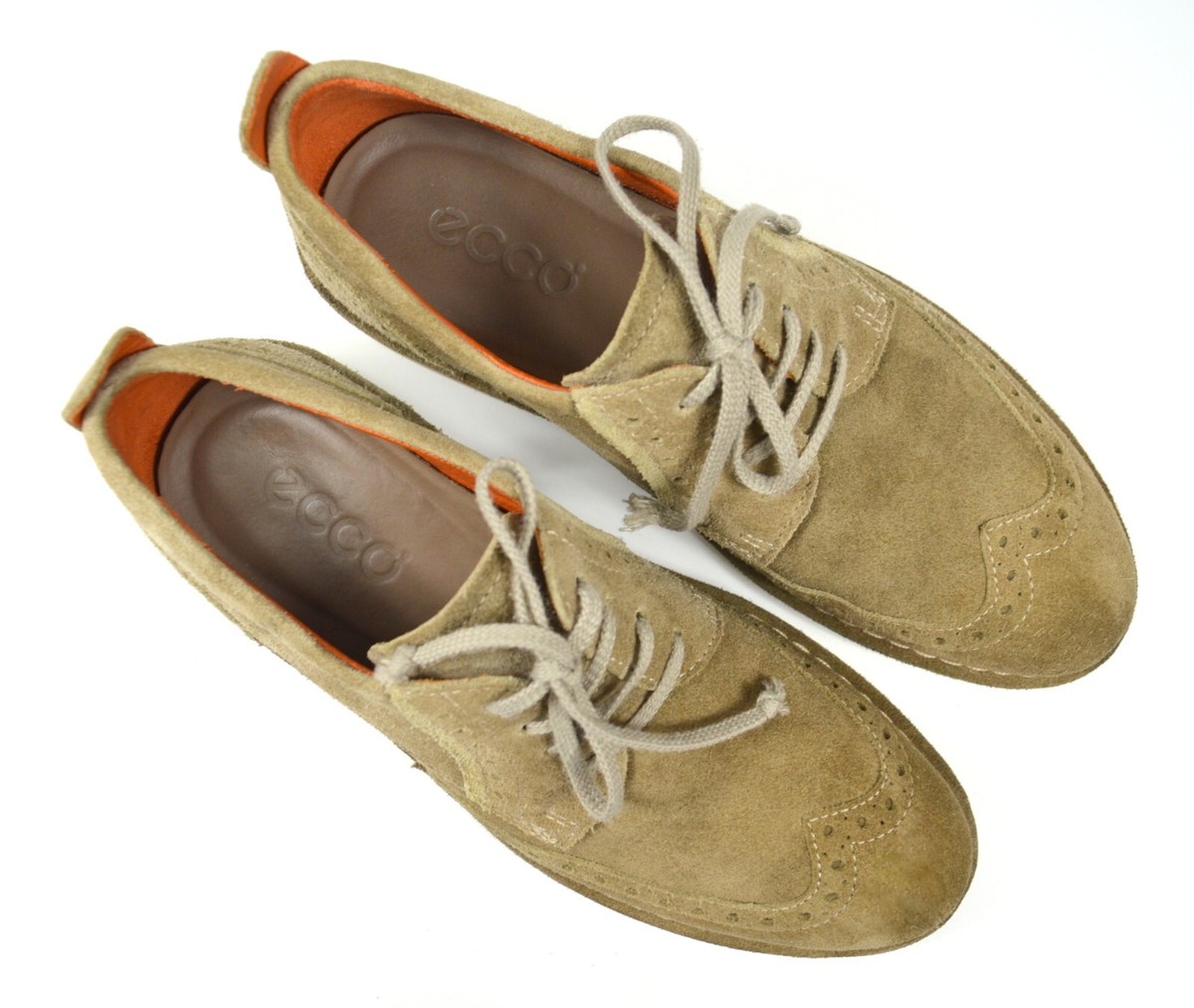 ECCO Wingtip Oxford Shoes Mens Size 7 Tan Leather Dress Comfort Casual EU 41 Amazon.com | ECCO Men main image 4